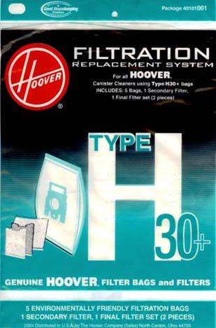 EMBALAGEM SACOS HOOVER -  H30+ TELIOS/ARIANNE