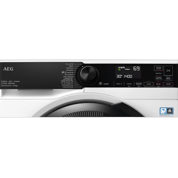 MÁQUINA DE LAVAR E SECAR ROUPA AEG - LWR7304L4B