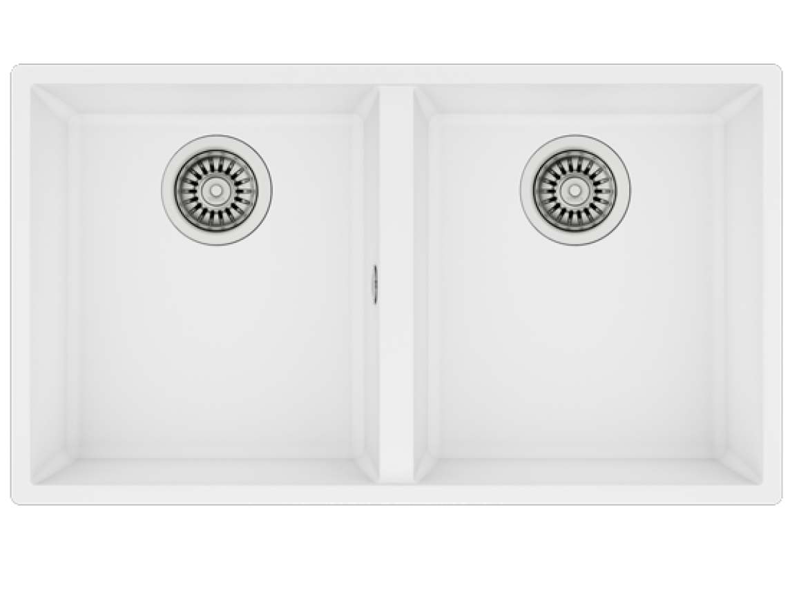 LAVA LOUÇA TEKA - SQUARE 2C 760 TG - ARTIC WHITE