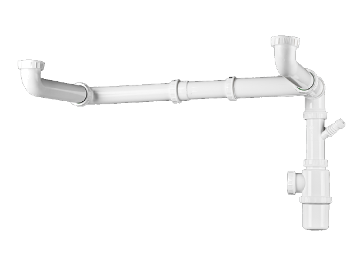 CONJUNTO SIFÃO 2C SALVA ESPAÇO TEKA - 61001104